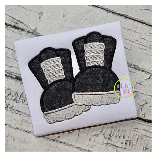 Frankie Boots Applique | Machine Embroidery Designs by JuJu