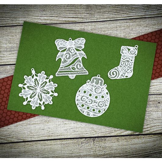 Free Standing Lace Christmas 1 Machine Embroidery Designs by JuJu