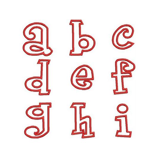 Girls Are Weird Applique Lower Case