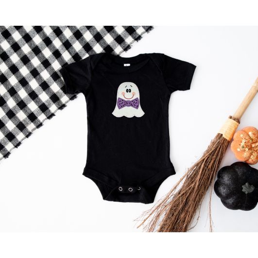 Ghost Bow Tie Applique | Machine Embroidery Designs by JuJu