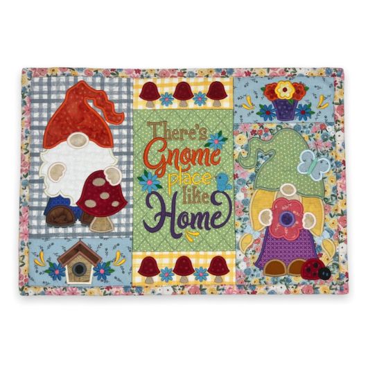 ITH Gnome Placemat | Machine Embroidery Designs by JuJu
