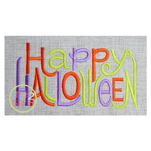 Happy Halloween Embroidery | Machine Embroidery Designs by JuJu