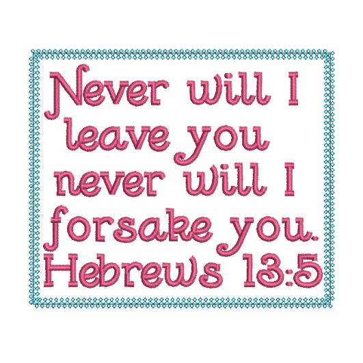 Hebrews 13:5