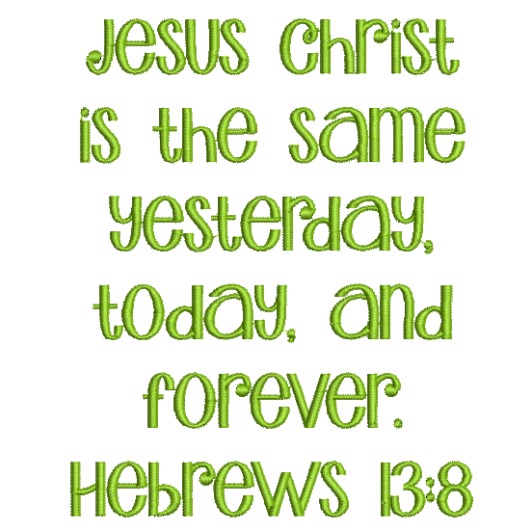 Hebrews 13:8
