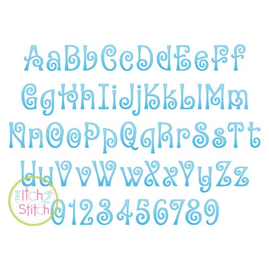 Amorette Sketch Embroidery Font | Machine Embroidery Designs by JuJu