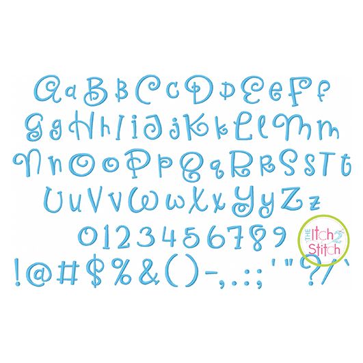 Biscotti Embroidery Font Digital Machine Embroidery Designs by JuJu