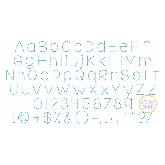 Brick House Greeting Card Font | Machine Embroidery Designs by JuJu
