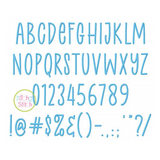 Courtside Embroidery Font | Machine Embroidery Designs by JuJu