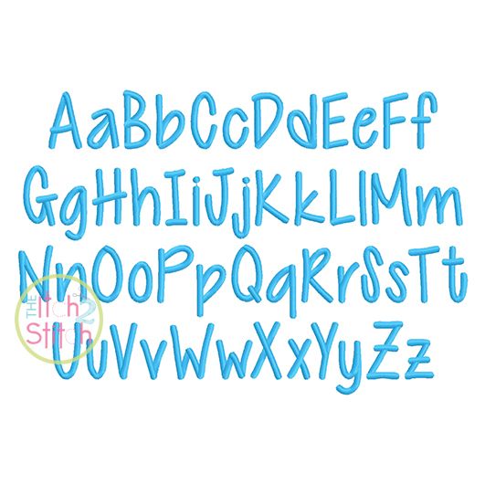 Cutie Patootie Embroidery Font | Machine Embroidery Designs by JuJu