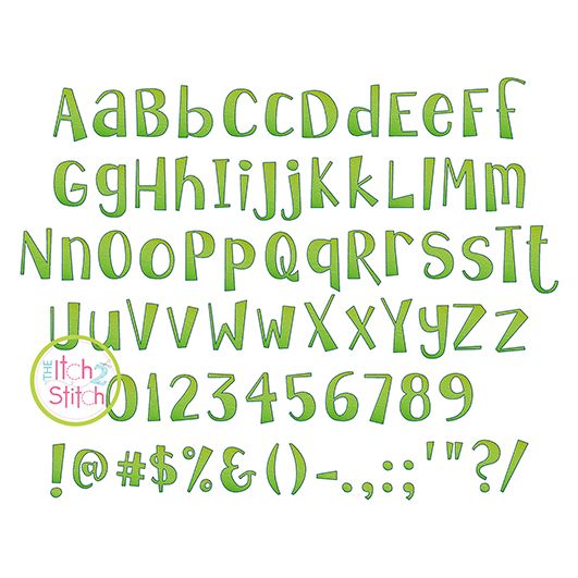 Gallimaufry Ombre Sketch Embroidery Font | Machine Embroidery Designs by JuJu