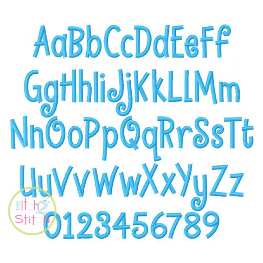 Hambone Embroidery Font | Machine Embroidery Designs by JuJu