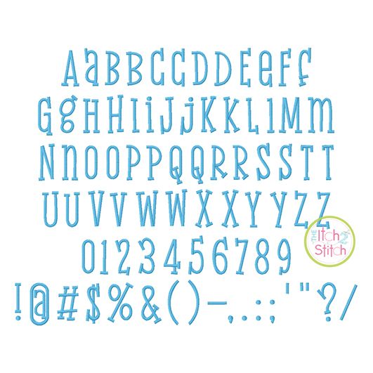 Jackson Embroidery Font | Machine Embroidery Designs by JuJu