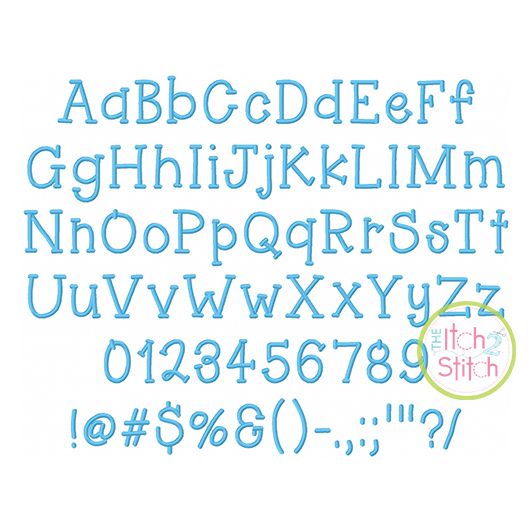 Junior Embroidery Font | Machine Embroidery Designs by JuJu