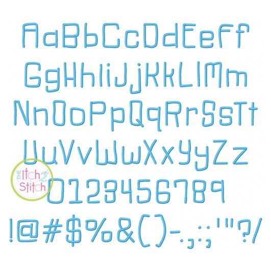 Kiddie Tech Embroidery Font | Machine Embroidery Designs by JuJu