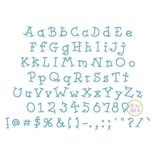 Kyleigh Embroidery Font | Machine Embroidery Designs by JuJu