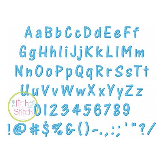 Marker Embroidery Font | Machine Embroidery Designs by JuJu