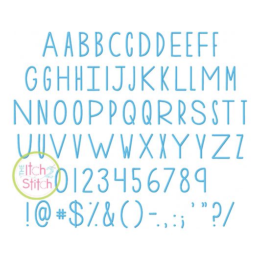 One More Night Embroidery Font | Machine Embroidery Designs by JuJu