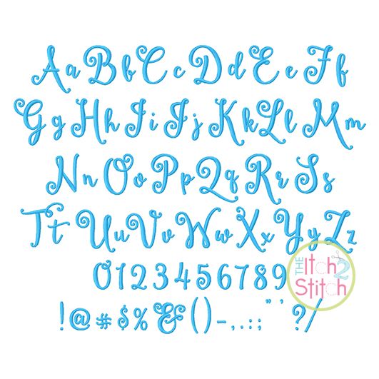 Starstruck Embroidery Font | Machine Embroidery Designs by JuJu 