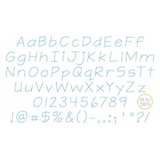 Teeny Tiny Greeting Card Font | Machine Embroidery Designs by JuJu