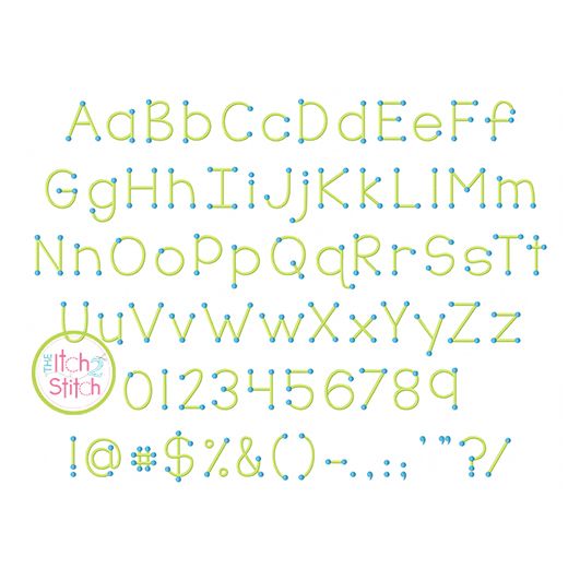 True Colors Two Color Embroidery Font | Machine Embroidery Designs by JuJu