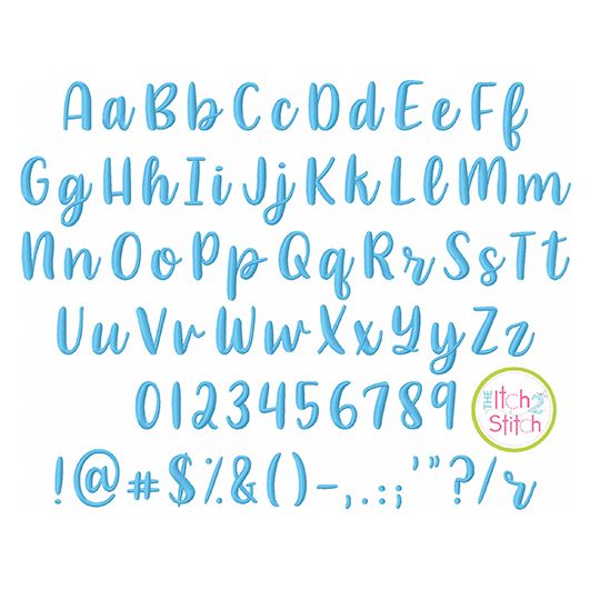 What a Time Embroidery Font Digital Machine Embroidery Designs by JuJu