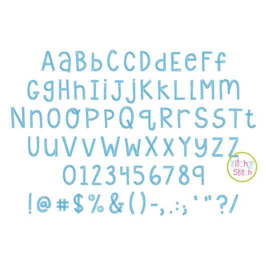 Who Tells Your Story Scratchy Embroidery Font | Machine Embroidery Designs by JuJu
