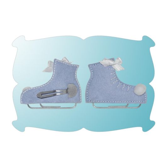 Ice Skate Snap Clip Mini
