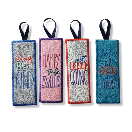 ITH Bookmarks 17 | Machine Embroidery Designs by JuJu