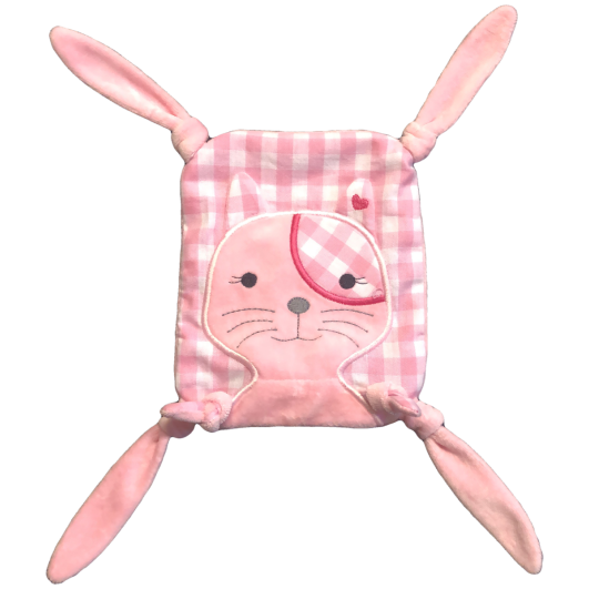 Cat Baby Toy Blanket | Machine Embroidery Designs by JuJu