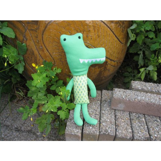 Carl Crocodile | Machine Embroidery Designs by JuJu
