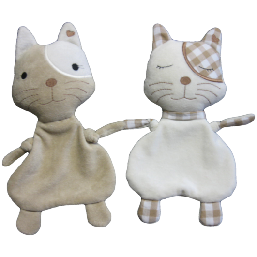 Cat Flatty Doll | Machine Embroidery Designs by JuJu