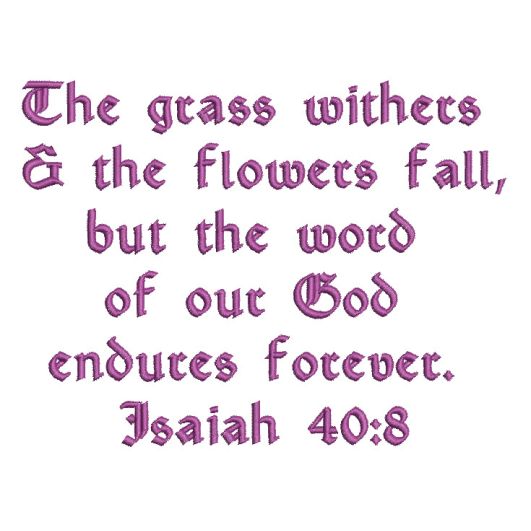 Isaiah 40:8
