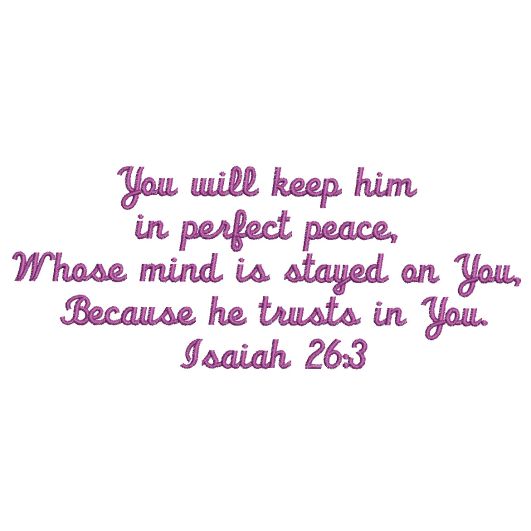 Isaiah 26:3