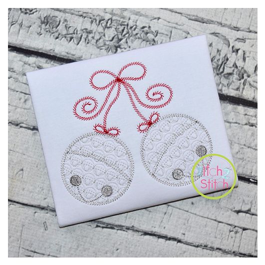 Jingle Bells Motif Embroidery | Machine Embroidery Designs by JuJu
