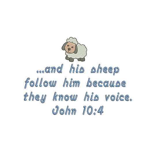 John 10:4