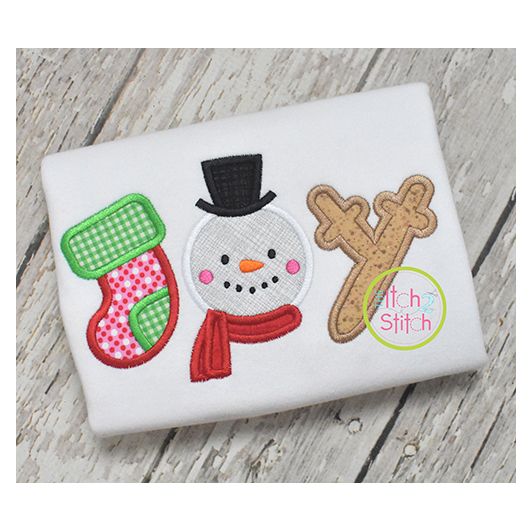 Joy 2 Applique | Machine Embroidery Designs by JuJu