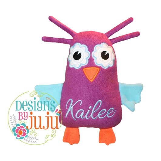 Opal Owl | Machine Embroidery Designs by JuJu