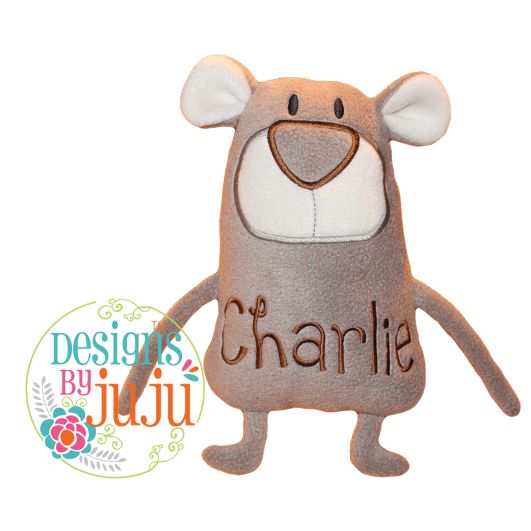 Bo Bear | Machine Embroidery Designs by JuJu