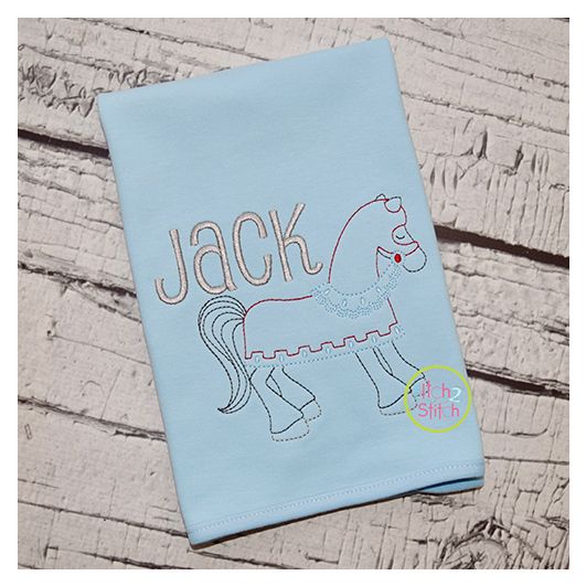 Knight Horse Embroidery | Machine Embroidery Designs by JuJu