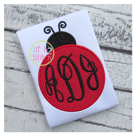 Ladybug 4 Applique | Machine Embroidery Designs by JuJu