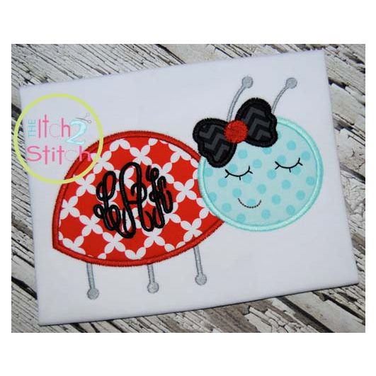 Ladybug 3 Applique | Machine Embroidery Designs by JuJu