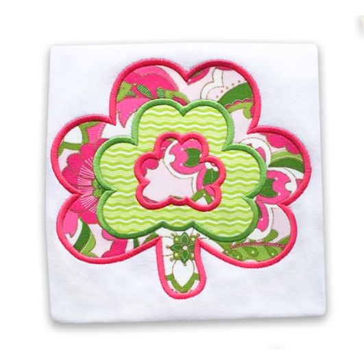 Tri-Shamrock | Machine Embroidery Designs by JuJu