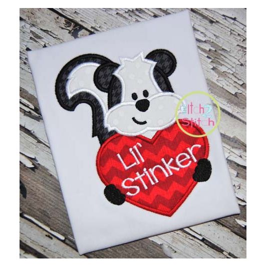 Little Stinker Applique | Machine Embroidery Designs by JuJu