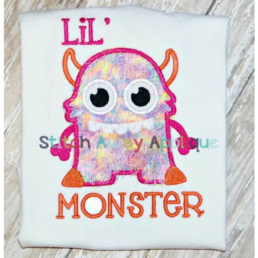 Little Monster | Machine Embroidery Designs by JuJu