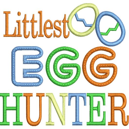 Lil' Egg Hunter Applique