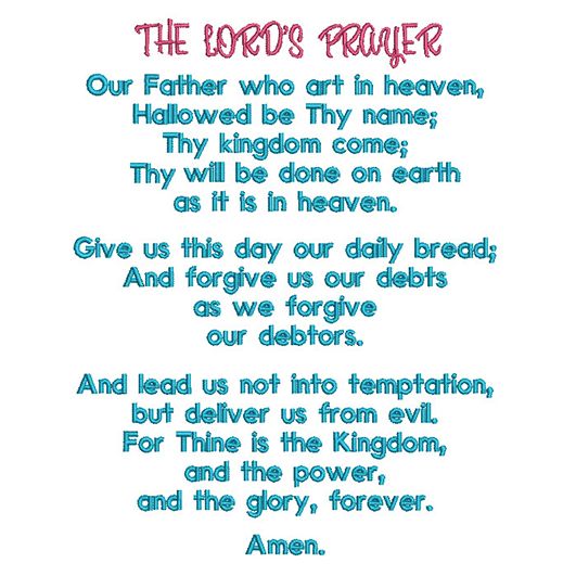Lords Prayer 5x7_6x10