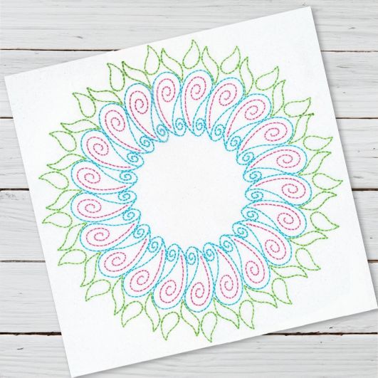 Lotte Mandala | Machine Embroidery Designs by JuJu