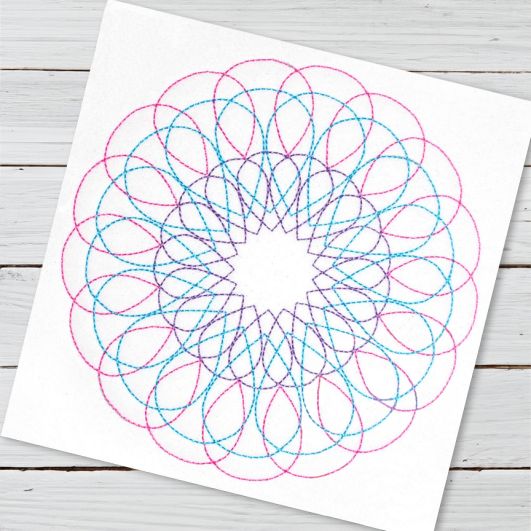 Mattison Mandala | Machine Embroidery Designs by JuJu