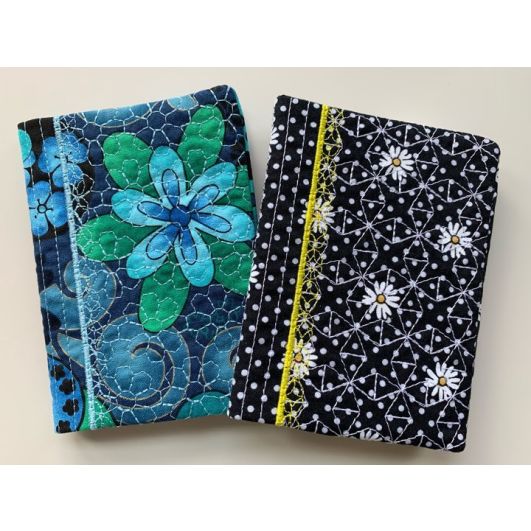 Mini Composition Notebook Covers In The Hoop Set 1 | Machine Embroidery Designs by JuJu