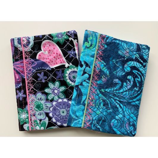Mini Composition Notebook Covers In The Hoop Set 2 | Machine Embroidery Designs by JuJu